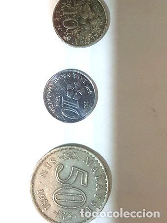 Monedas antiguas de Asia: lote de 3 monedas de malasia - Foto 1