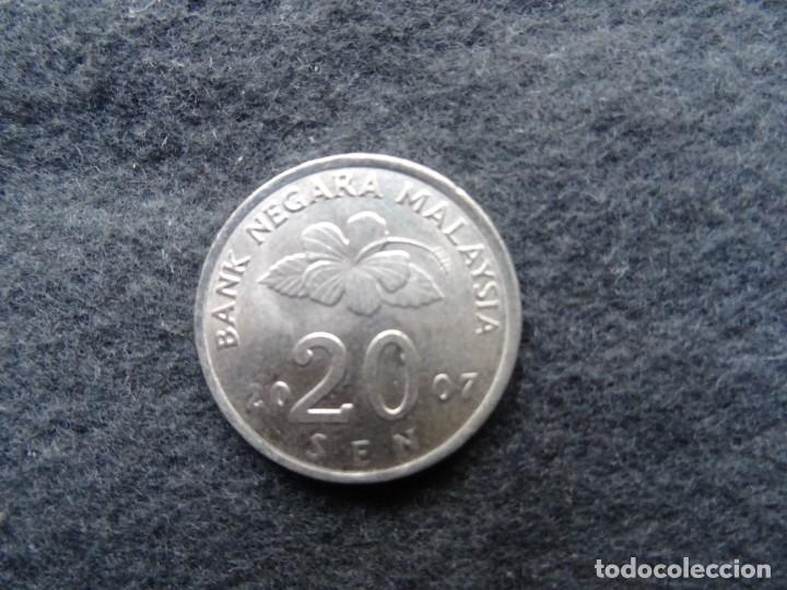 Monedas antiguas de Asia: MALASIA 20 SEN 2007 - Foto 2