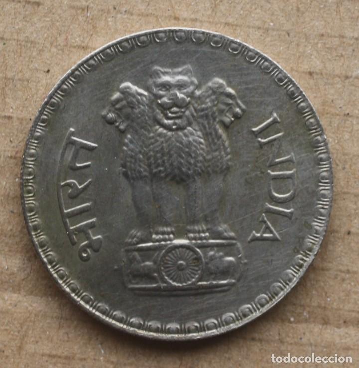 Monedas antiguas de Asia: INDIA - 1 RUPEE / RUPIA 1981 MBC - Foto 1