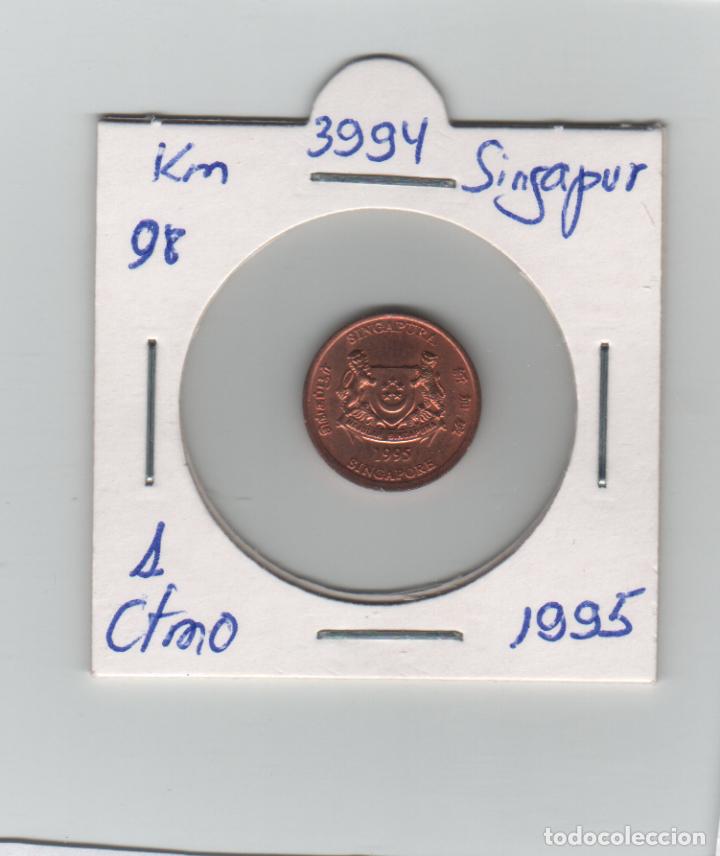 Monedas antiguas de Asia: MONEDA SINGAPUR 1 CENTAVO 1995 - Foto 1