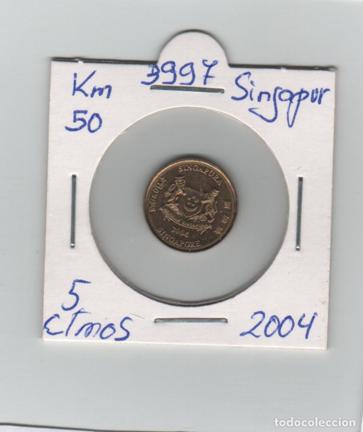 Monedas antiguas de Asia: MONEDA SINGAPUR 5 CENTAVO 2004 - Foto 1