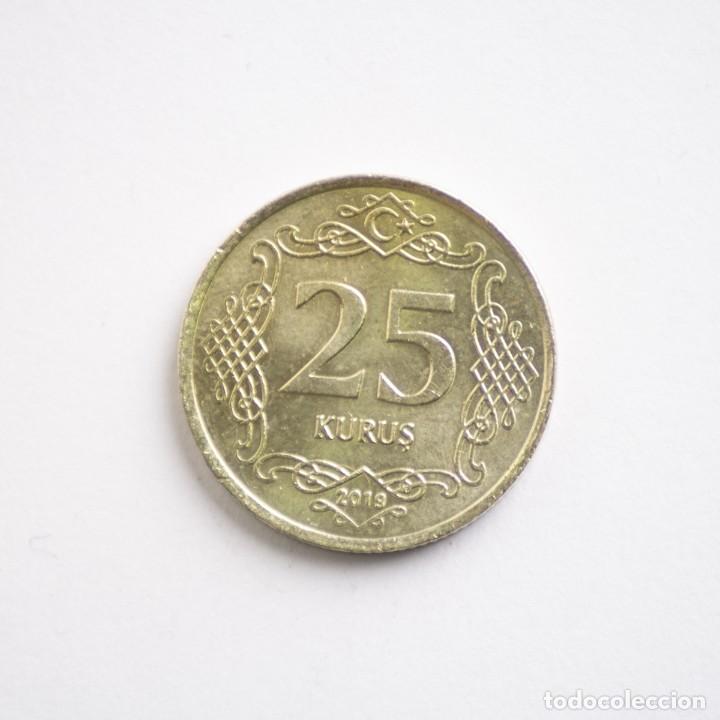 Monedas antiguas de Asia: 25 kurus 2019 Turqu&iacute;a - Foto 2