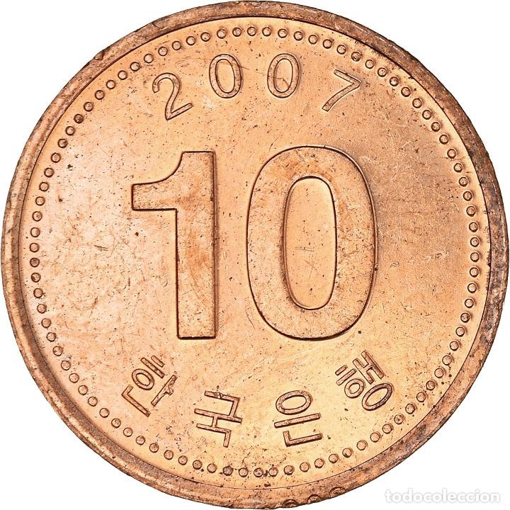 Monedas antiguas de Asia: [#932830] Moneda, Corea del Sur, 10 Won, 2009 - Foto 2