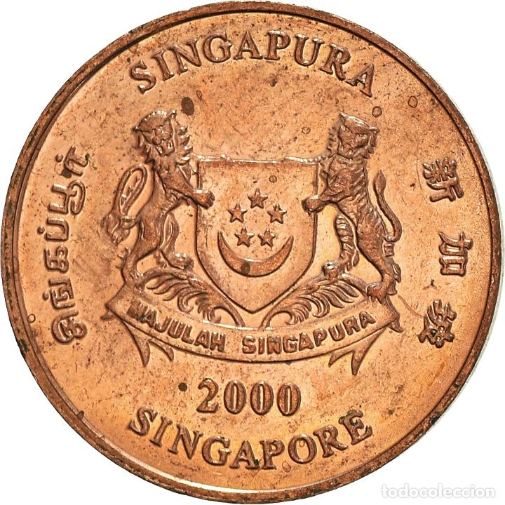 Monedas antiguas de Asia: [#936118] Moneda, Singapur, Cent, 2000 - Foto 1