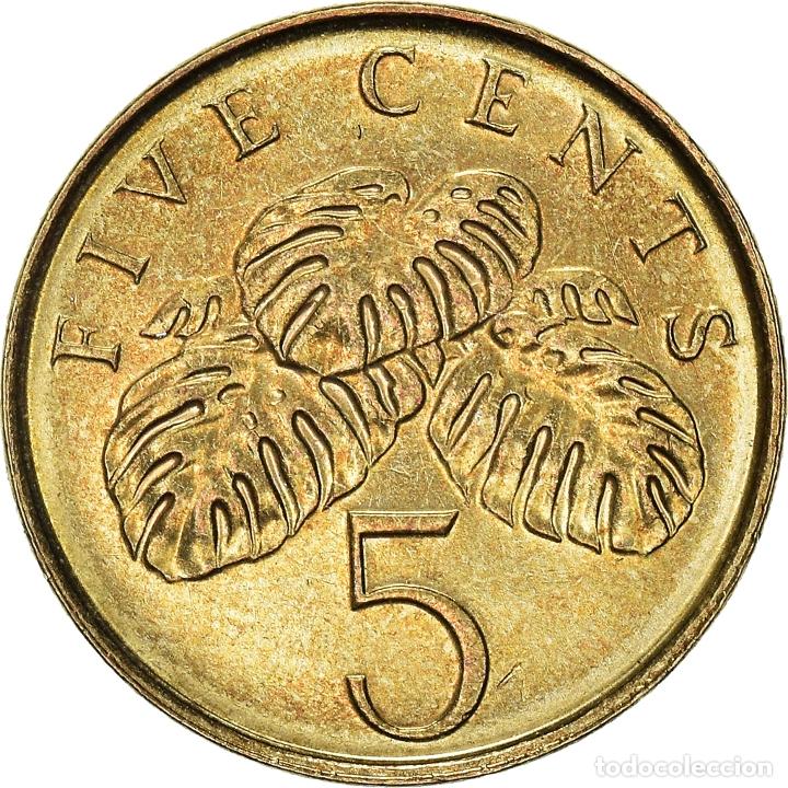 Monedas antiguas de Asia: [#934120] Moneda, Singapur, 5 Cents, 2000 - Foto 2