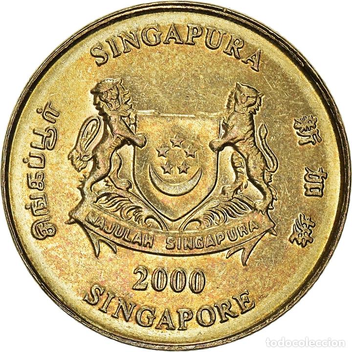 Monedas antiguas de Asia: [#934120] Moneda, Singapur, 5 Cents, 2000 - Foto 1