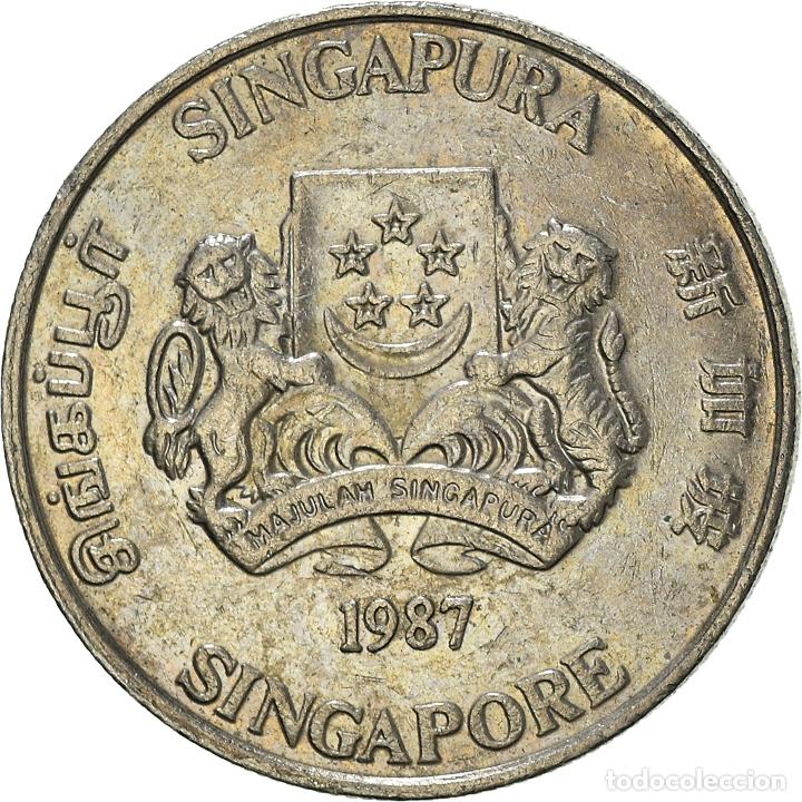 Monedas antiguas de Asia: [#936632] Moneda, Singapur, 20 Cents, 1987 - Foto 1