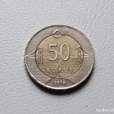 Monedas antiguas de Asia: TURQUIA 50 KURUS 2018. Lote 322481228