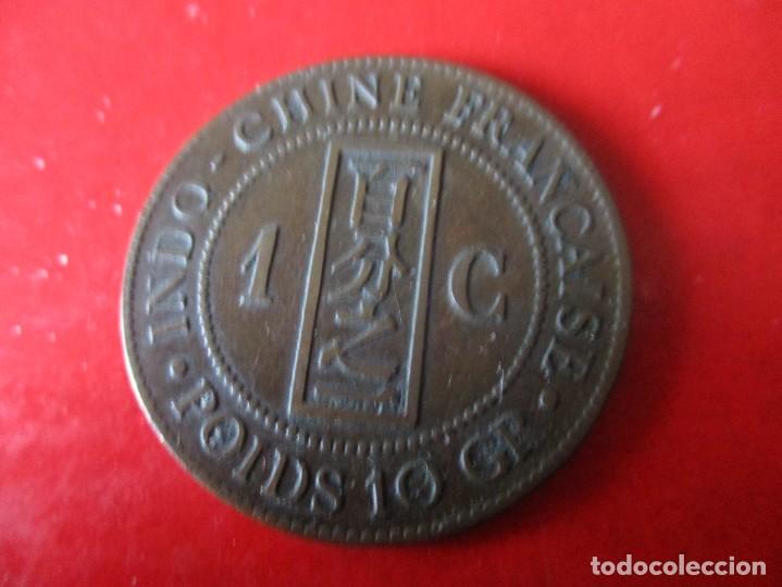 Monedas antiguas de Asia: Indochina Francesa. moneda de 1 centimo 1887 - Foto 2