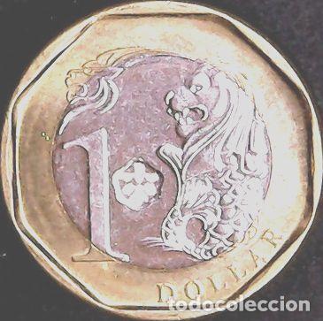 Monedas antiguas de Asia: moneda singapur 1 dollar 2013 km 314 - Foto 1