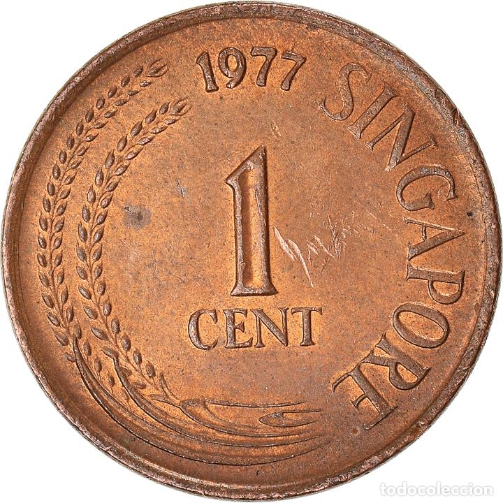 Monedas antiguas de Asia: [#1011457] Moneda, Singapur, Cent, 1977 - Foto 2