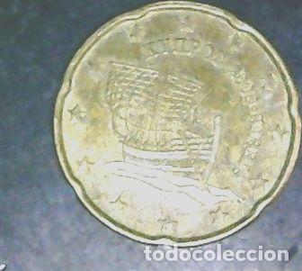 Monedas antiguas de Asia: chipre moneda 20 cent 2008 km 82 - Foto 1