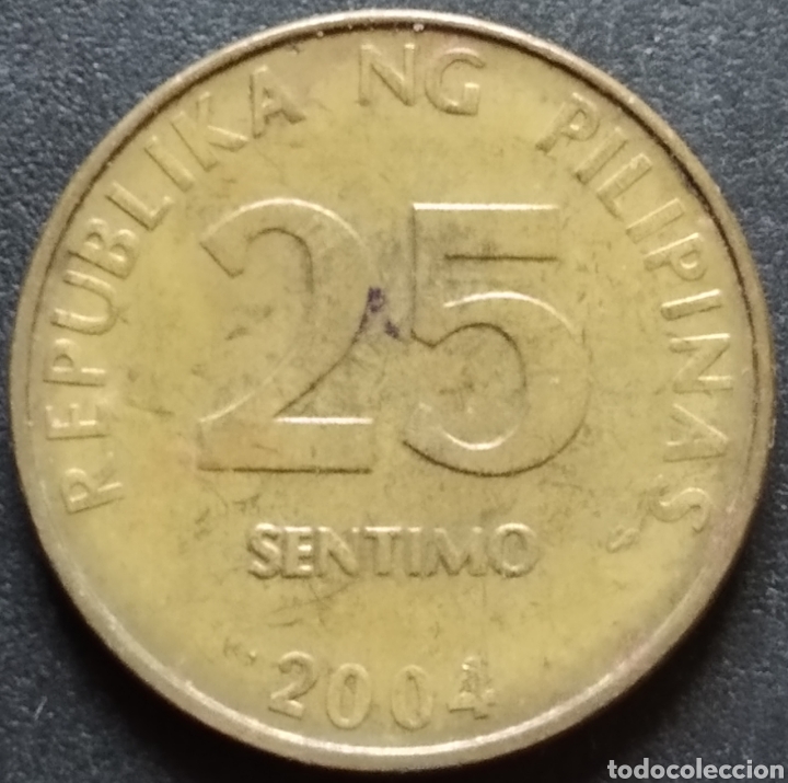 Monedas antiguas de Asia: MONEDA - FILIPINAS 25 CENTIMOS 2004 - Foto 1