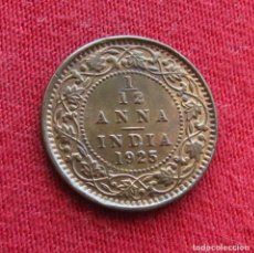 Monedas antiguas de Asia: INDIA 1/12 ANNA 1925. Lote 342797593