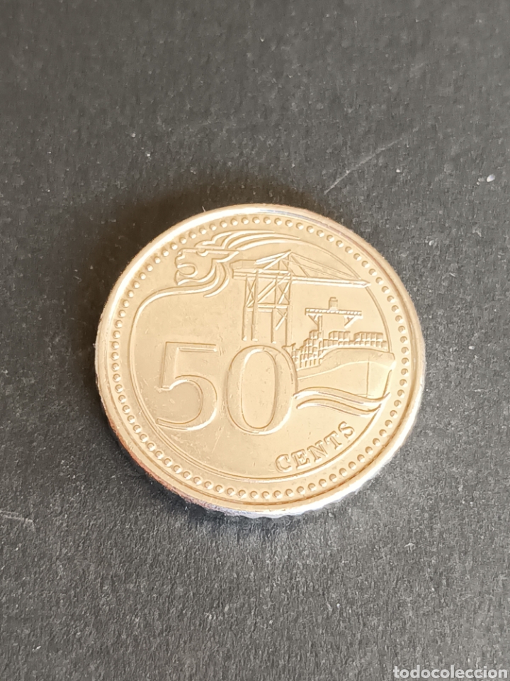 Monedas antiguas de Asia: SINGAPUR. 50 CENTS DE 2014. - Foto 2