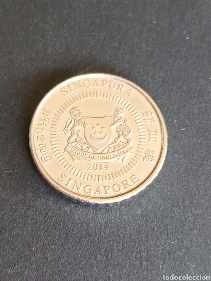 Monedas antiguas de Asia: SINGAPUR. 50 CENTS DE 2014. - Foto 1