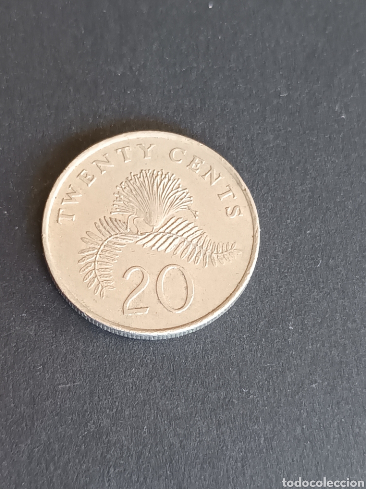 Monedas antiguas de Asia: SINGAPUR. 30 CENTS DE 1997. - Foto 2