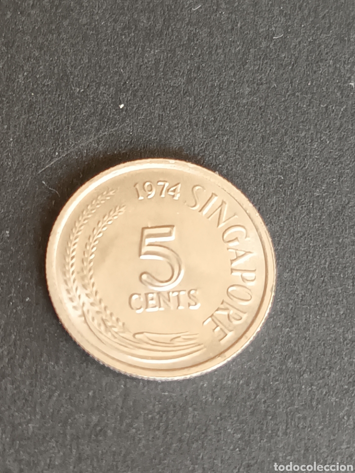 Monedas antiguas de Asia: SINGAPUR. 5 C&Eacute;NTIMOS DE 1974. - Foto 1
