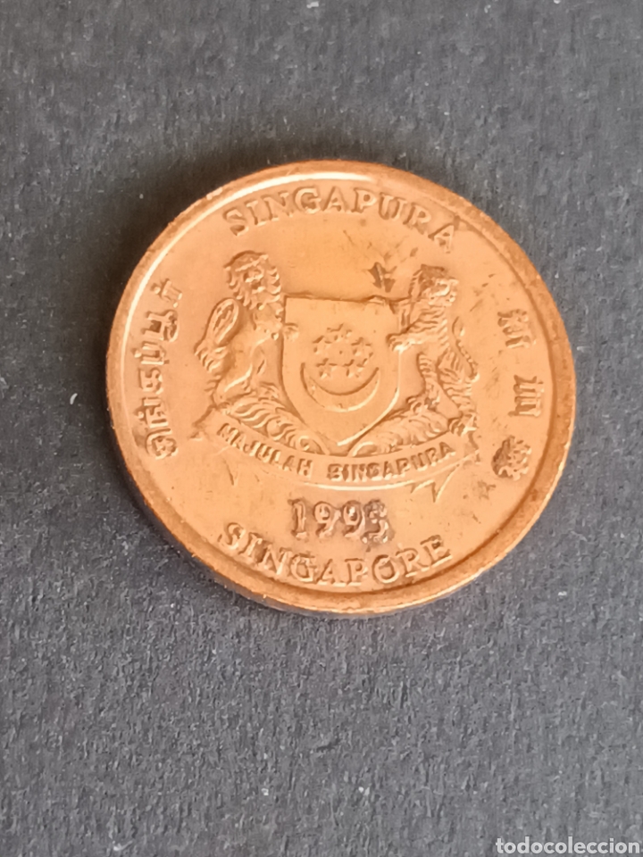 Monedas antiguas de Asia: SINGAPUR. 1 C&Eacute;NTIMO DE 1998. - Foto 2