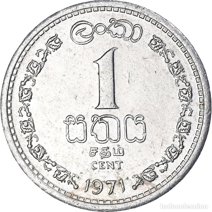 Monedas antiguas de Asia: [#1059340] Moneda, Ceil&aacute;n, Cent, 1971 - Foto 2