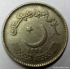 Monedas antiguas de Asia: PAKISTAN, 2005). MONEDA DE 5 RUPEES. ESTRELLA SOBRE CRECIENTE. LOTE 4084. Lote 346613768