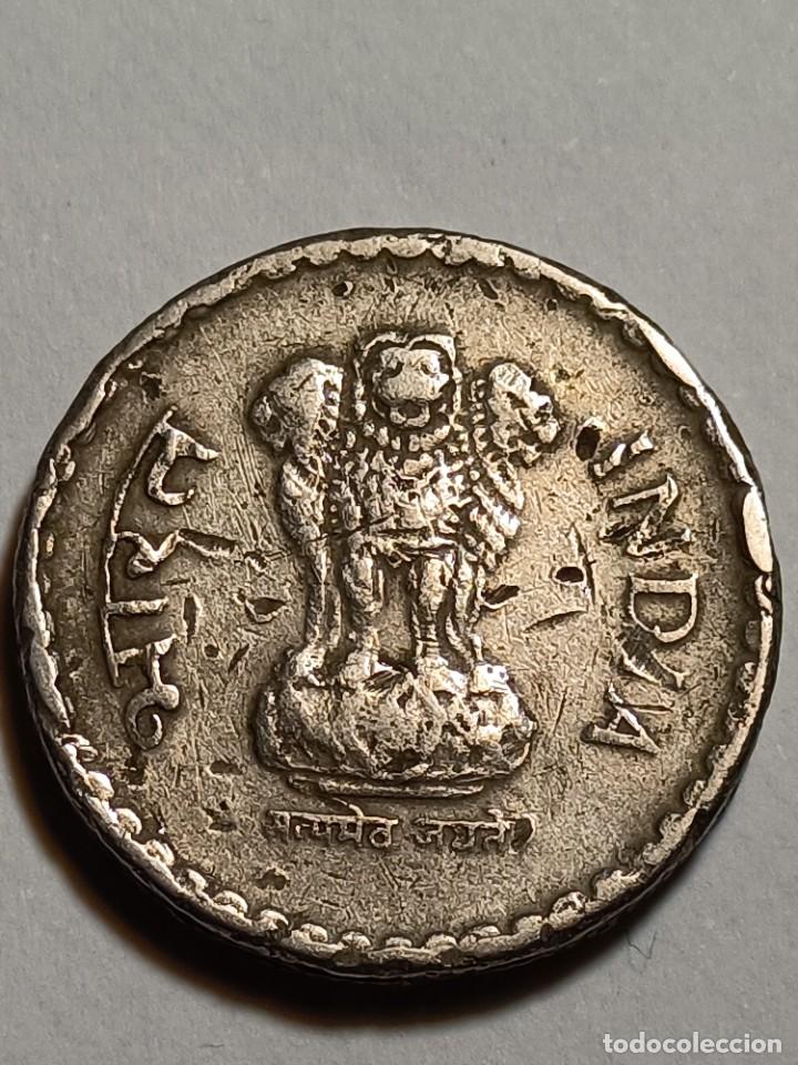 Monedas antiguas de Asia: MONEDA INDIA . 5 RUPIAS. A&Ntilde;O 2000 - Foto 2