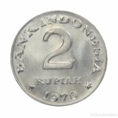 Monedas antiguas de Asia: 2 RUPIAS 1970. INDONESIA. SIN CIRCULAR.. Lote 349427314