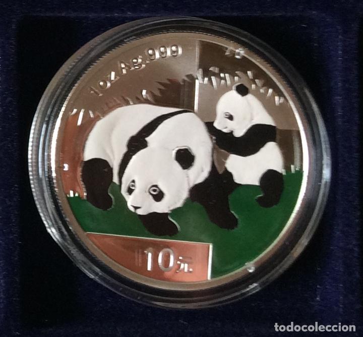 Monedas antiguas de Asia: Panda 2008 1 oz color - Foto 1