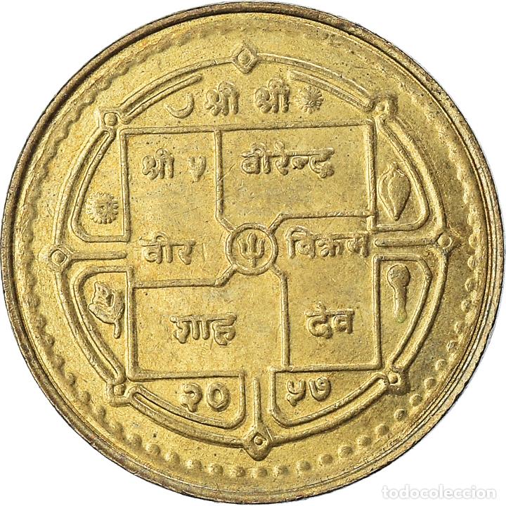 Monedas antiguas de Asia: [#943944] Moneda, Nepal, 2 Rupees - Foto 2