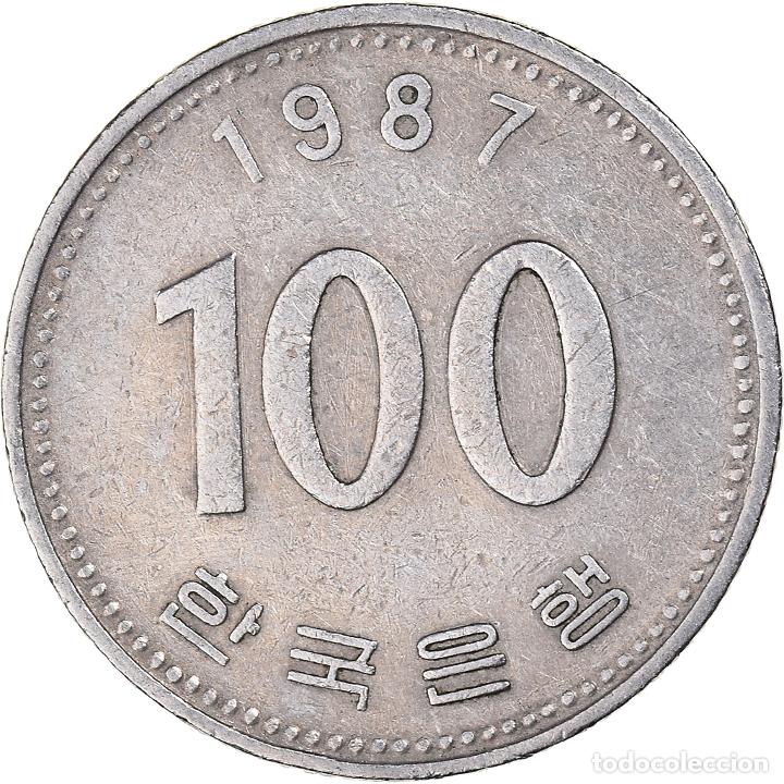 Monedas antiguas de Asia: [#1404005] Moneda, COREA DEL SUR, 100 Won, 1987 - Foto 2