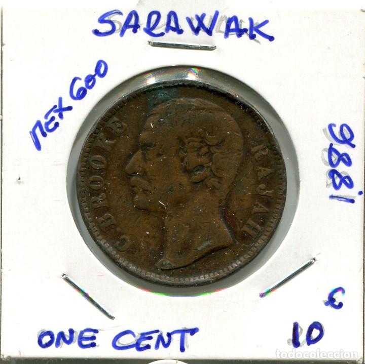 Monedas antiguas de Asia: ONE CENT A&Ntilde;O 1886 SARAWAK ( MEX600 )