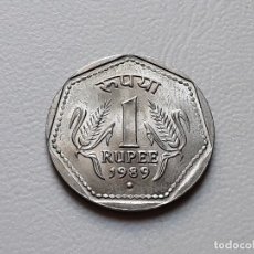 Monedas antiguas de Asia: INDIA 1 RUPIA 1989 KM.79 CECA PUNTO. Lote 354693168