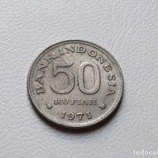 Monedas antiguas de Asia: INDONESIA 50 RUPIAH 1971 KM.35. Lote 354694898