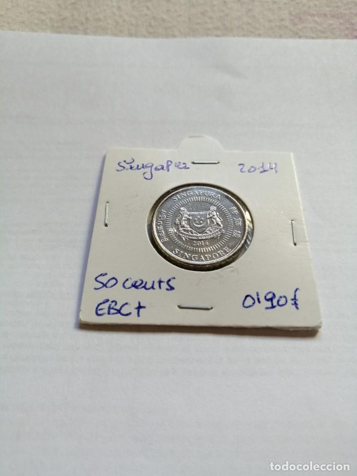 Monedas antiguas de Asia: Singapur 50 Cents 2014 - Foto 1