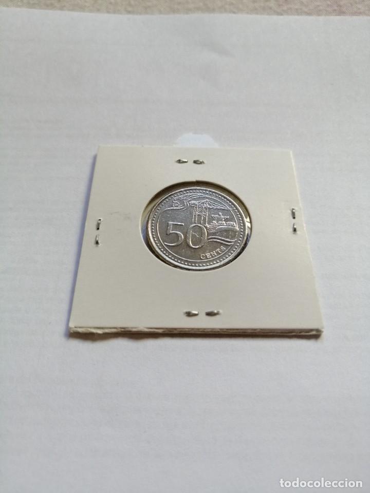 Monedas antiguas de Asia: Singapur 50 Cents 2014 - Foto 2