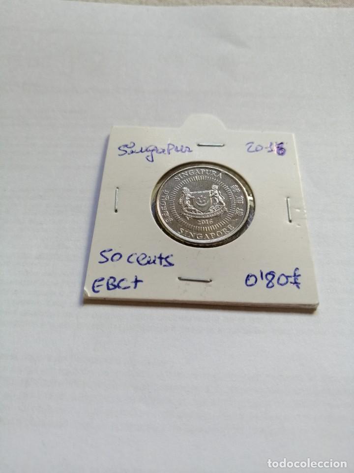 Monedas antiguas de Asia: Singapur 50 Cents 2016 - Foto 1
