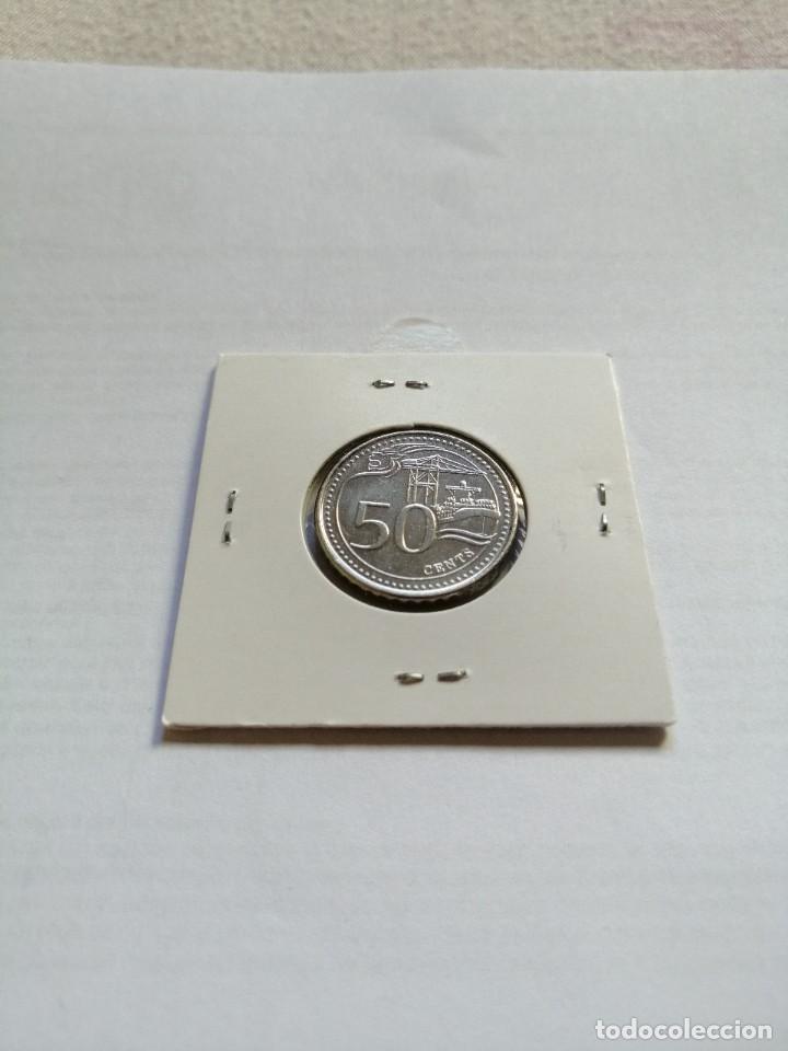 Monedas antiguas de Asia: Singapur 50 Cents 2016 - Foto 2