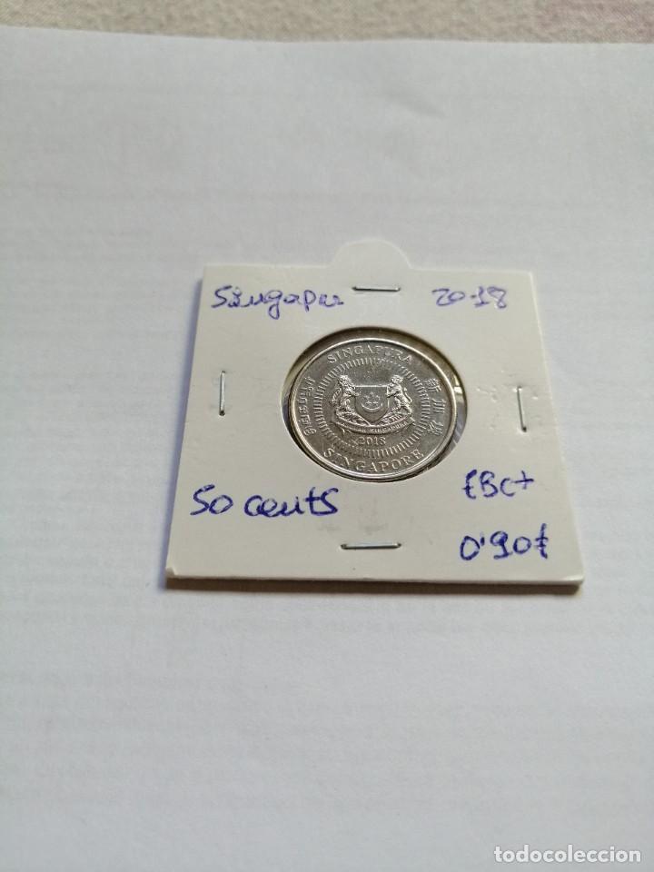 Monedas antiguas de Asia: Singapur 50 Cents 2018 - Foto 1