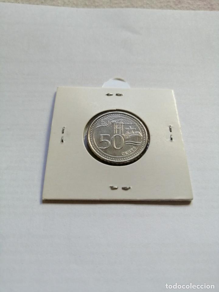 Monedas antiguas de Asia: Singapur 50 Cents 2018 - Foto 2