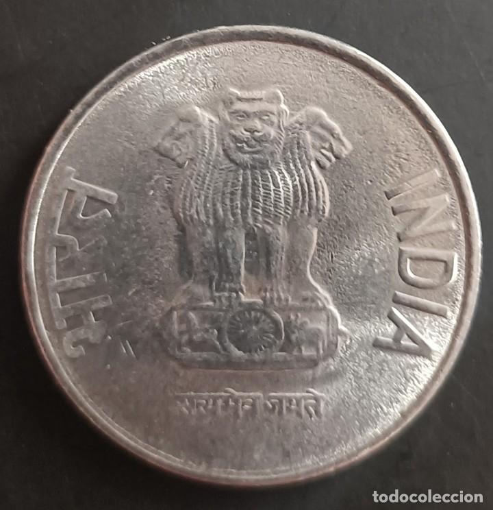 Monedas antiguas de Asia: 2 Rupias 2012 - Ceca Noida - India - Foto 2