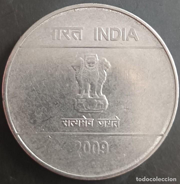 Monedas antiguas de Asia: 2 Rupias 2009 - India - Foto 1