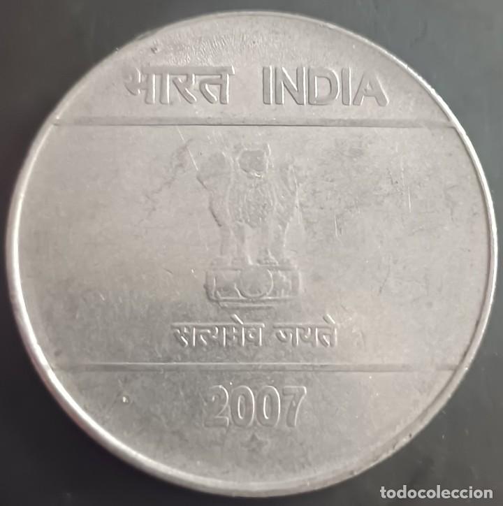 Monedas antiguas de Asia: 2 Rupias 2007 - India - Foto 1