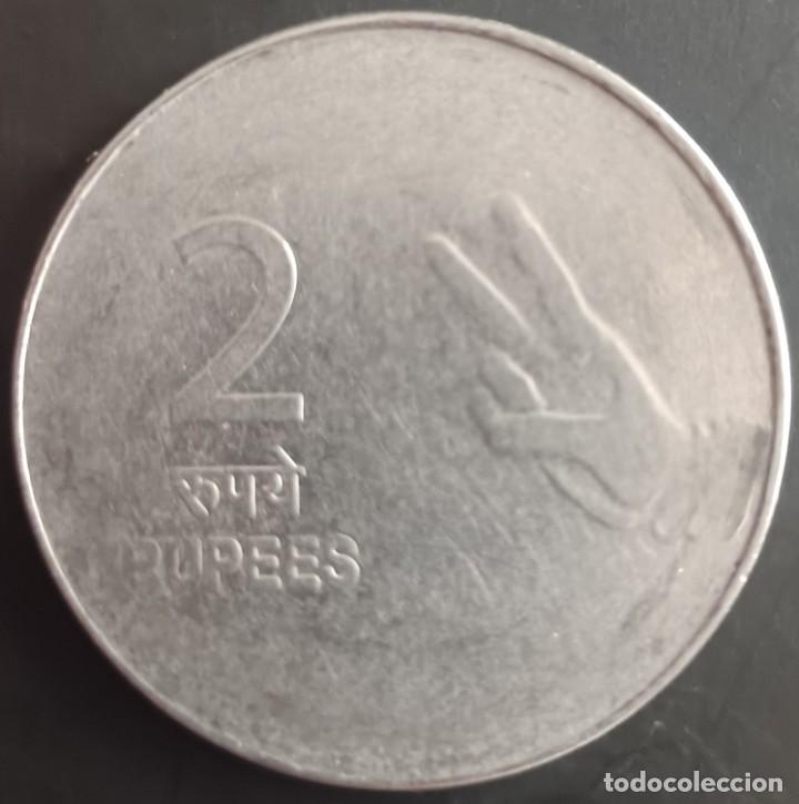 Monedas antiguas de Asia: 2 Rupias 2007 - India - Foto 2