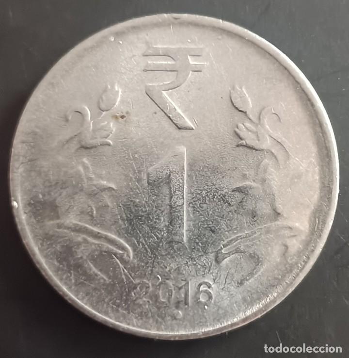 Monedas antiguas de Asia: 1 Rupia 2016 - Ceca Noida - India - Foto 1