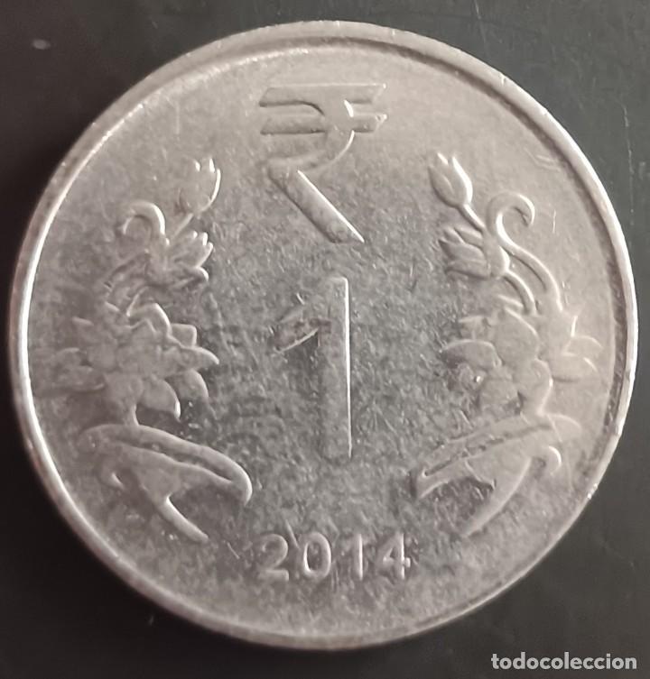 Monedas antiguas de Asia: 1 Rupia 2014 - India - Foto 1