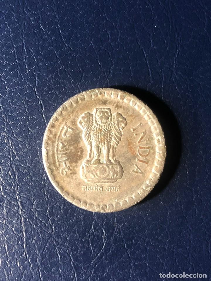 Monedas antiguas de Asia: INDIA 5 RUPIAS 2000 - Foto 2