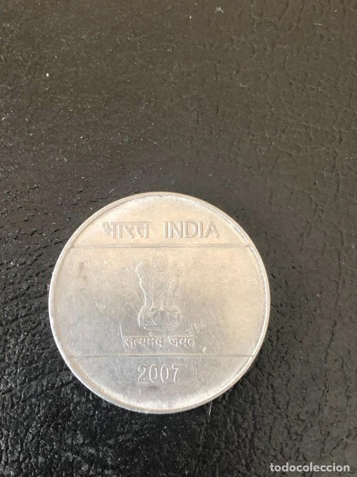Monedas antiguas de Asia: INDIA 2 RUPIAS 2007 - Foto 1