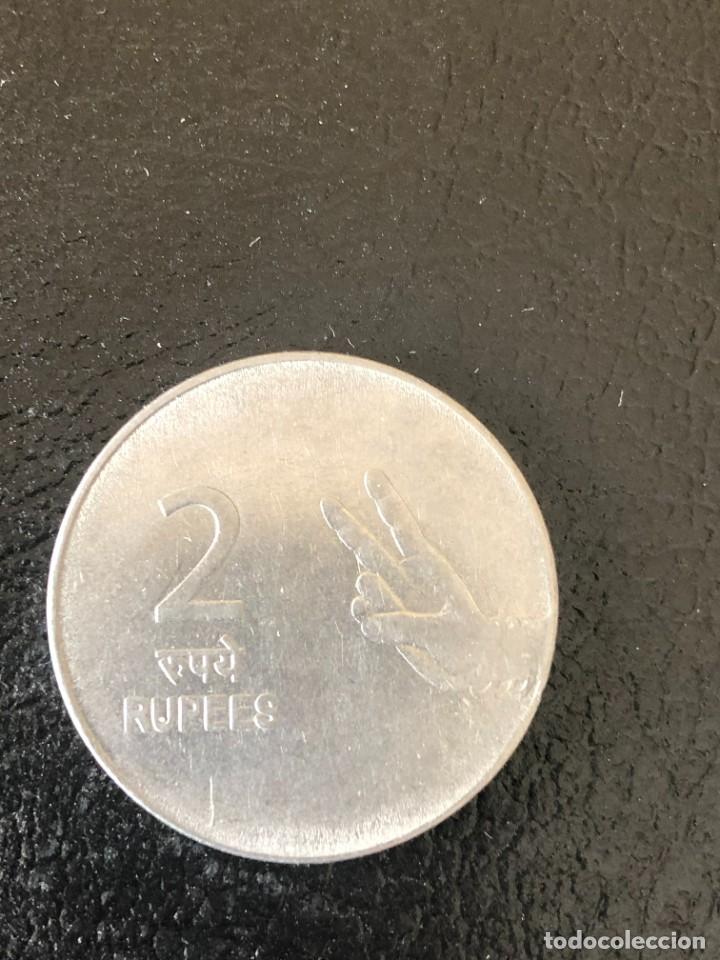 Monedas antiguas de Asia: INDIA 2 RUPIAS 2007 - Foto 2