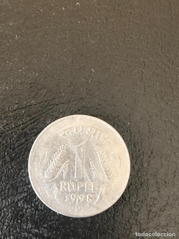 Monedas antiguas de Asia: INDIA 1 RUPIA 1998 - Foto 2