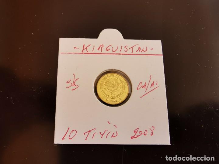 Old Coins of Asia: KIRGUISTAN 10 TIYIN 2008 S/C KM=12 (LAT&Oacute;N-ACERO)